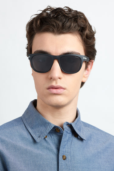 Men Polaroid Sunglasses: PLD 2065/S - Matte Black - SpecSMART Eye Clinic (Front Face View)